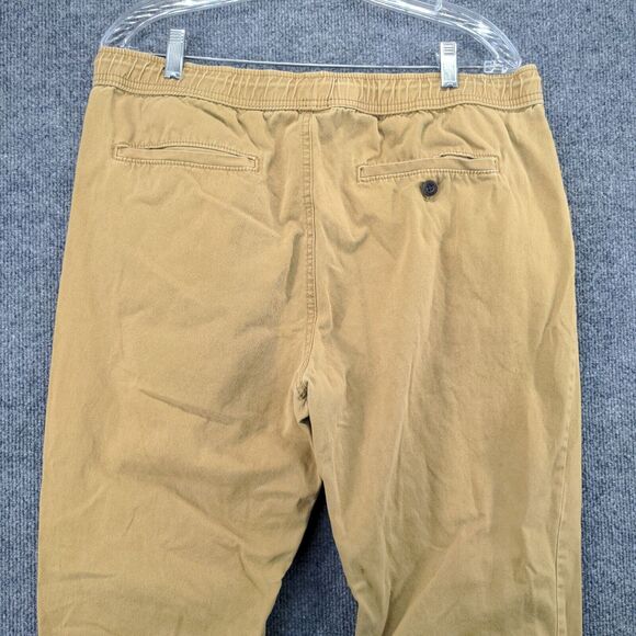Aeropostale Mens Jogger Pants Brown Large Drawstring Waistband Tapered Cotton - Picture 5 of 12